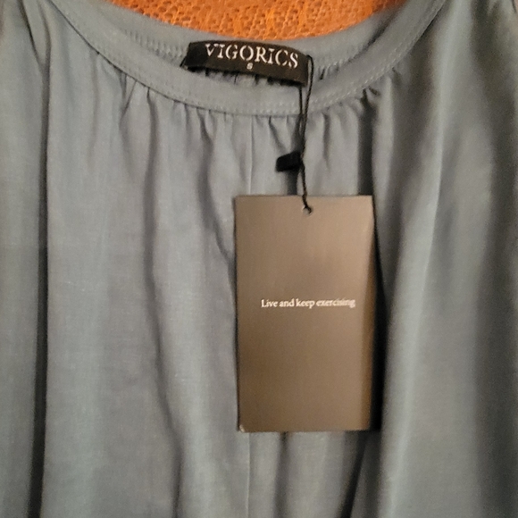 NWT Vigorics Casual Womens Romper Sleeveless Adjustable Straps Shorts, small - Picture 4 of 9